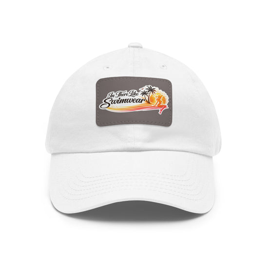 Dad Hat with Leather Patch (Rectangle)