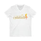 Unisex Jersey Short Sleeve V-Neck Tee