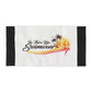 Beach Towel — "In There Like Swimwear" Retro Palm Surf Design