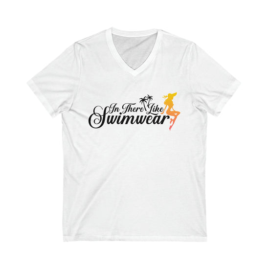 Unisex Jersey Short Sleeve V-Neck Tee