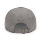 Dad Hat with Leather Patch (Rectangle)