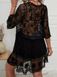 Lace Detail Plunge Cover-Up Dress
