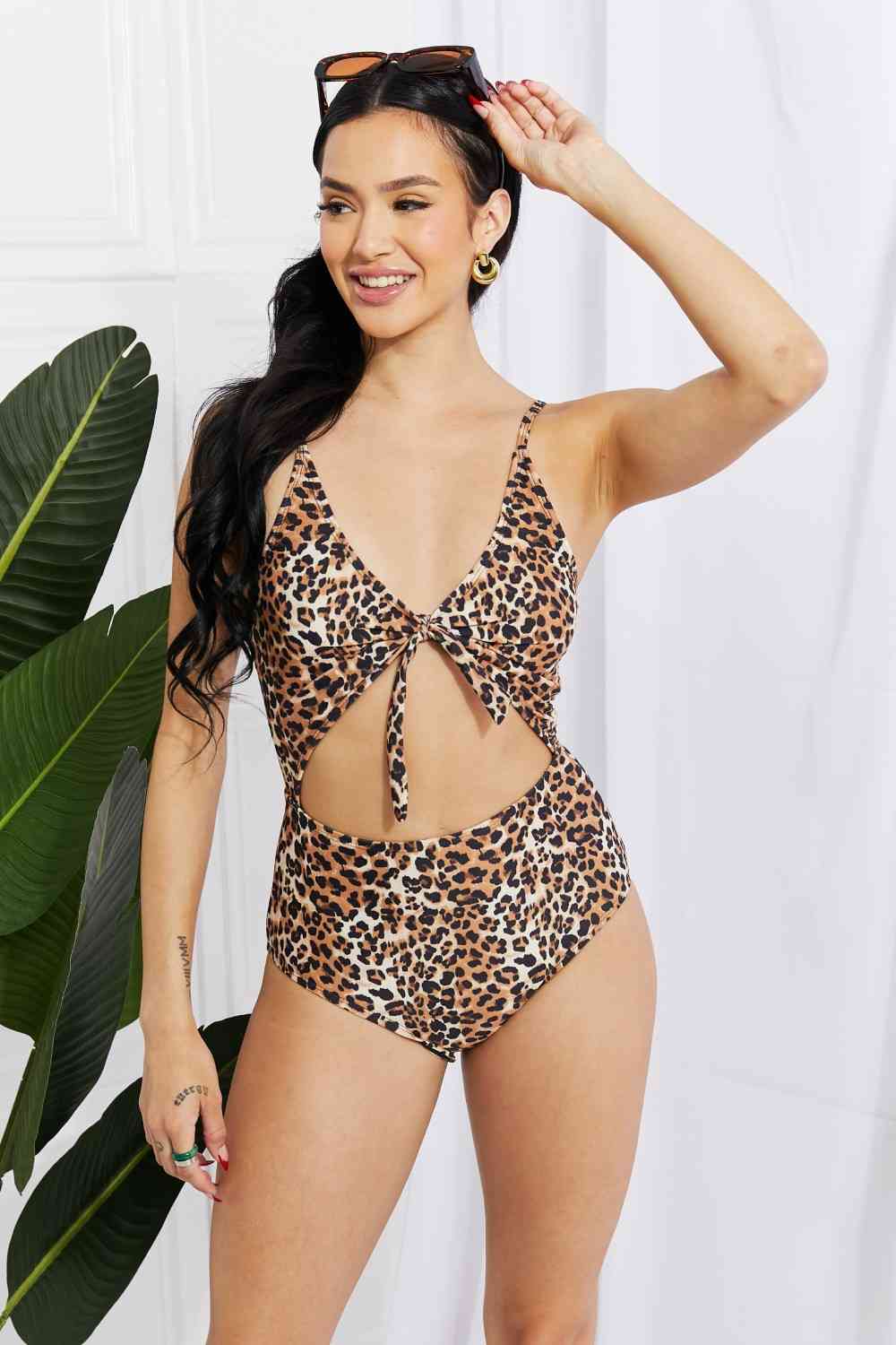 Marina West Swim Lost At Sea Cutout One-Piece Swimsuit