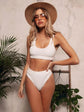 Scoop Neck Wide Strap Two-Piece Swim Set