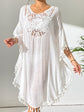 Tassel Cutout Scoop Neck Cover-Up Dress