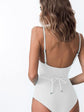 Ribbed Tie Waist One-Piece Swimsuit